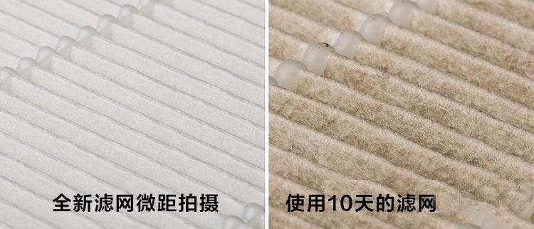 新風(fēng)系統(tǒng)過濾網(wǎng)使用前后對比 