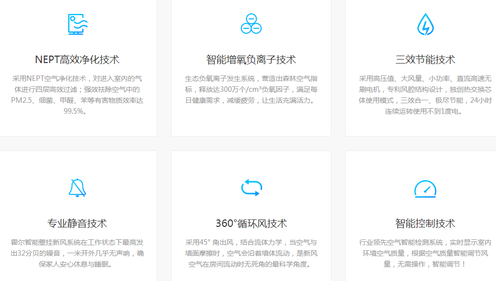 霍爾新風系統(tǒng)技術優(yōu)勢